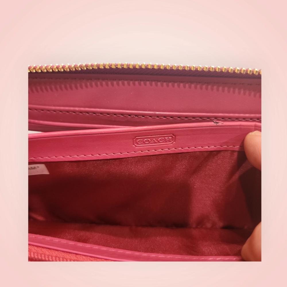 Coach Embossed Wallet - Picture 4 of 10